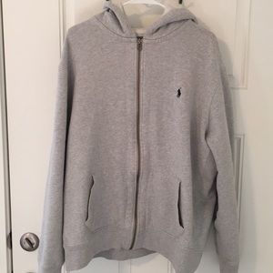 Polo zip up hoodie